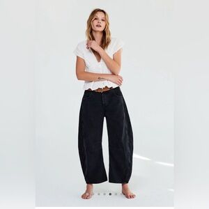Free People Barrel Jeans